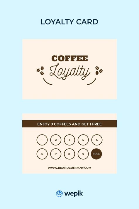 Make your coffee shop stand out with this vintage loyalty card designed by Wepik. Customize its template with our online editor and download it for free! Simple Coffee Shop, Loyalty Card Coffee, Design Coffee Shop, Loyalty Card Design, Loyalty Card Template, Shop Stand, Loyalty Card, Free Graphic Design, Card Template