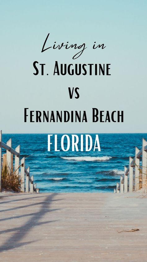 If you had to choose, would it be living in St Augustine or Fernandina Beach. Today I will be comparing these two cities in Northeast Florida. This will include the everything from St Augustine homes to Fernandina beach homes to things to do in St Augustine and Fernandina, healthcare, history and more. Be sure to let me know which one you would choose, I'd love to hear from you. #livinginstaugustine #livinginfernandinabeach #staugustinehomes #staugustinerealestate #movingtostaugustinefloria Move To Florida, Fernandina Beach Florida, Fernandina Beach, Beach Homes, Moving To Florida, Ft Lauderdale, Old Florida, Coastal Towns, St Augustine