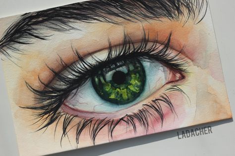 Easy Eye Sketches, Colour Eyes, Watercolor Painting Easy, Boy Sketch, Watercolor Eyes, Colored Pencil Portrait, Rajasthani Art, Paintings Tutorials, A Level Art Sketchbook