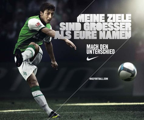 MesutOzil Nike football  ,Adidas chaussure football  http://www.football-chaussure.com Football Ads, Nike Poster, Nike Ad, Sports Advertising, Sports Design Inspiration, Sport Banner, Sports Marketing, Sports Graphics, Sports Images