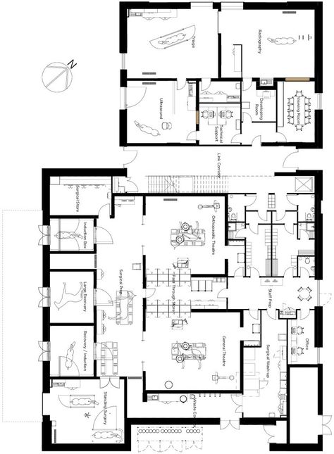 Sheppard Robson designs barn-style extension for Edinburgh horse hospital Equine Vet Clinic, Equine Hospital, Equine Facility Design, Veterinarian Career, Luxury Horse Stables, Animals Shelter, Hassan Fathy, Horse Stables Design, Hospital Floor Plan