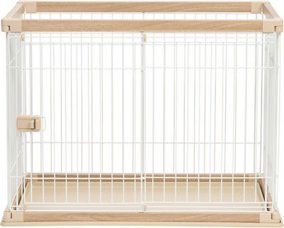 IRIS Open Wire Dog Pen, Medium - Chewy.com Bunny Enclosure, Pet Pen, Pet Playpens, Bunny Things, Bunny Home, Pet Training Pads, Bunny Room, Pet Bunny Rabbits, Indoor Rabbit