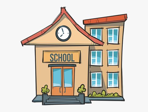 School Clipart Images In Collection Page Transparent - School Building Cartoon School Clipart is a free transparent background clipart image uploaded by {用户名}. Download it for free and search more on ClipartKey. Word Unscramble, School Building Design, Senior Secondary School, Chicka Chicka Boom Boom, Building Logo, School Cartoon, Building Drawing, School Theme, School Clipart