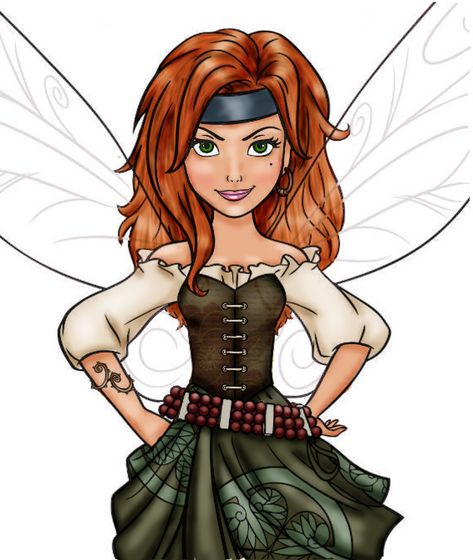 Zarina The Pirate Fairy by heresjoc Disney Females, The Pirate Fairy, Disney Faries, 30 Day Art Challenge, Pirate Fairy, Tinkerbell And Friends, Disney Website, Kids Cartoon Characters, Tinkerbell Fairies