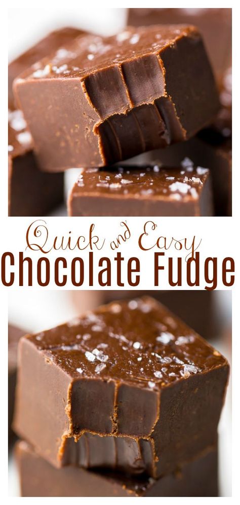 Foolproof Chocolate Fudge, Chocolate Sea Salt Fudge, Fudge Using Chocolate Chips, Dark Chocolate Sea Salt Fudge, Christmas Chocolate Fudge, Fudge Easy Condensed Milk, Ghirardelli Fudge Recipe, How To Make Chocolate Fudge, Easy Fudge Recipe With Condensed Milk