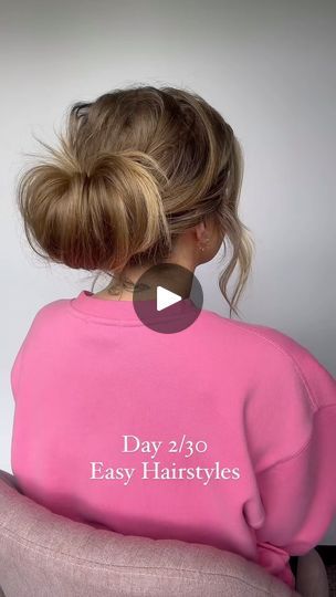 35K views · 18K reactions | Follow for day 3! Day 2/30 is perfect if you have fine hair but still want a nice full bun!

#hair #hairtutorial #hairaccessories #hairstylist #hairstyle #reels #reelsinstagram #newreels #newreel #viralvideos #viralreels #viral #hairtrends #hairvideo #explore #explorepage #clawcliphairstyle #finehair #finehairstyles #easyhairstyles #quickhairstyles | Courtney's Curls and Cosmetics | Dasha · Austin (Boots Stop Workin') How To Do A Bun Without A Donut, How To Do Cupcake Hair Buns, Hair Doughnut Bun Hairstyles, How To Use A Donut Hair Bun, How To Use A Bun Donut Long Hair, Quick Hairstyles, Hair Videos, Fine Hair, Easy Hairstyles