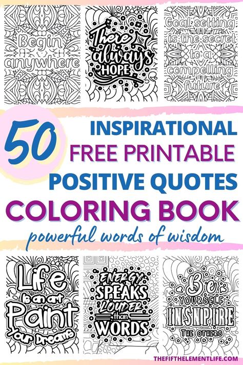 Motivational Quotes Coloring Pages, Inspirational Coloring Pages Printable, Inspirational Quote Coloring Pages, Positive Affirmation Coloring Pages Free Printable, Inspirational Quotes Coloring Pages Free Printable, Hope Squad, Motivational Coloring Pages, Free Printable Adult Coloring Pages, Christian Diy