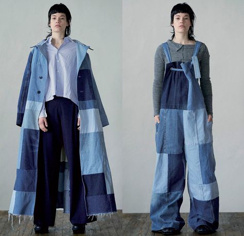 Deconstruction Fashion, Ropa Upcycling, Fall Crop, Patchwork Fashion, Denim Jeans Fashion, Paris Mode, Upcycle Jeans, Womens Denim, Denim Diy