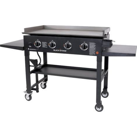 Find theBlackstone 36 in 4-Burner Portable Outdoor Griddle by Blackstone at Mills Fleet Farm. Mills has low prices and a great selection on all Electric Grills. Hibachi Dinner Party, Hibachi Dinner, Dinner Party At Home, Outdoor Cooking Stove, Gas Griddles, Things For Summer, Barbecue Portable, Cooking Station, House Checklist