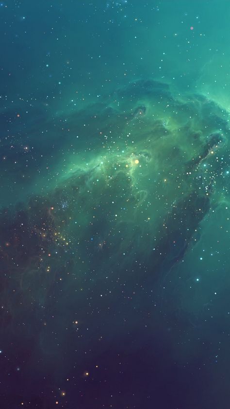 Teal Wallpaper Iphone, 7 Plus Wallpaper, Iphone 7 Plus Wallpaper, Green Wallpapers, Background Pics, Aesthetic Galaxy, Space Phone Wallpaper, Stars Wallpaper, Space Wallpaper