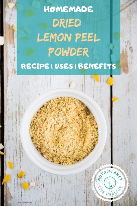 Instead of throwing away those lemon peels, make dried lemon peel powder. After all, those peels are packed with vitamin C and other nutrients! #lemon #lemonpowder #lemonpeel #veganrecipes #candidadiet #glutenfreerecipes #healthyvegan #oilfreevegan Lemon Peel Powder Uses, Lemon Powder Uses, Lemon Remedies, Chickpea Cookie Dough Bites, Candida Cleanse Recipes, Candied Peel, Lemon Peel Powder, Lemon Powder, Freeze Food