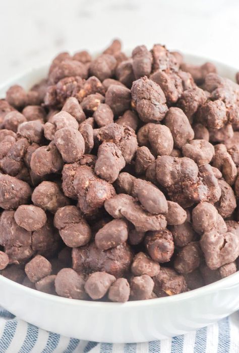 Reindeer Poop (chocolate Snack Mix Recipe) Reindeer Poop Recipe, Chocolate Cereal Treats, Chocolate Snack Mix, Copycat Drink Recipes, Velveeta Recipes, Snack Mix Recipe, Ritz Cracker Recipes, Reindeer Poop, Chocolate Honey