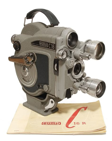 f_eumig_c16r | The Eumig C16R - 16mm cine camera from Austri… | Flickr Good Cameras, Fotocamere Vintage, Camera Collection, Old Tech, Vintage Film Camera, Antique Cameras, Retro Tech, Retro Gadgets, Old Cameras