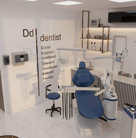 Dental Clinic... :: Behance Dental Office Layout, Dentist Clinic Interior Design, Small Dental Clinic Interior Design, Aka Aesthetic, Dentist Office Design Interiors, Dentistry Clinic, Aesthetic Dental, Dentist Office Design, Dentist Clinic