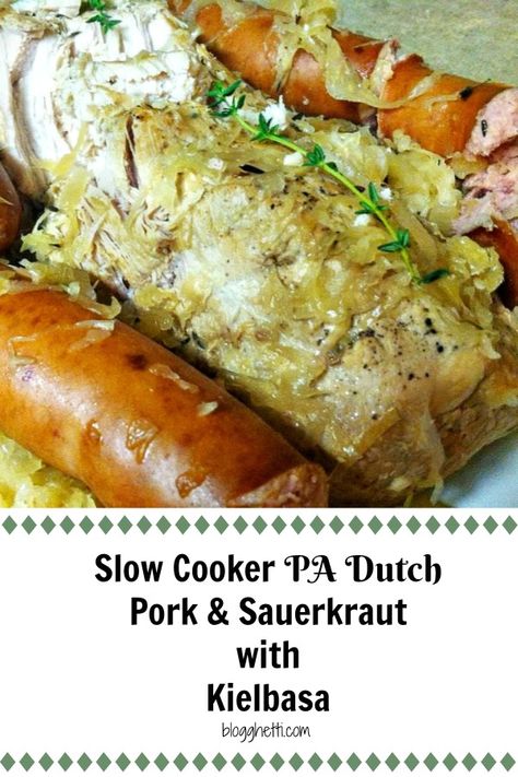 Crockpot Chicken Corn Soup, Crockpot Pork And Sauerkraut, Pork Sauerkraut, Pork And Sauerkraut, Chicken Corn Soup, Slow Cooked Pork, Chicken Corn, Sauerkraut Recipes, Corn Soup