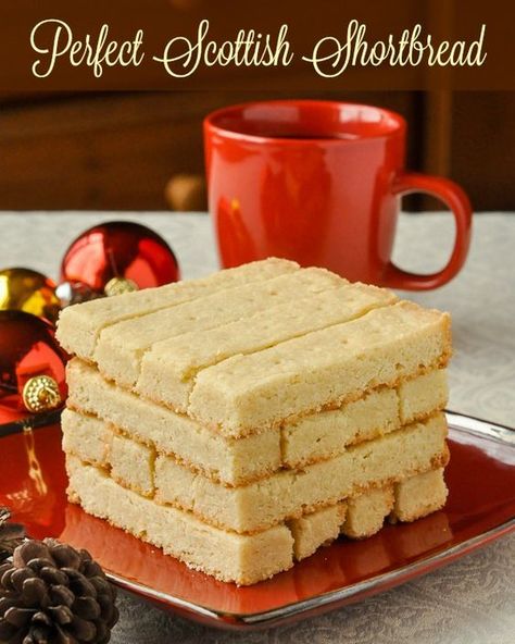 Scottish Shortbread Recipe, Scottish Shortbread Cookies, Scottish Shortbread, Short Bread, Rock Recipes, Scottish Recipes, Shortbread Recipes, Cookie Bar Recipes, Biscuit Cookies