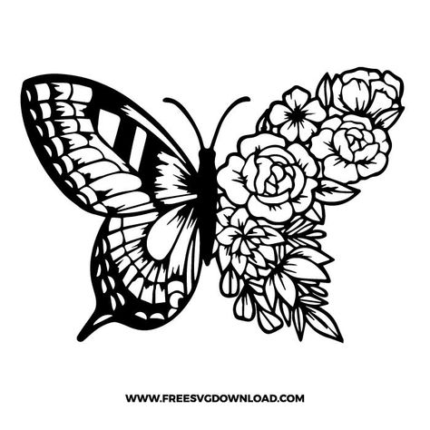 Flower Svg Files, Etsy Tutorial, Sublimacion Ideas, Cricut Inspiration, Cricut Svg Files Free, Idee Cricut, Butterfly Decal, Projets Cricut, 타이포그래피 포스터 디자인