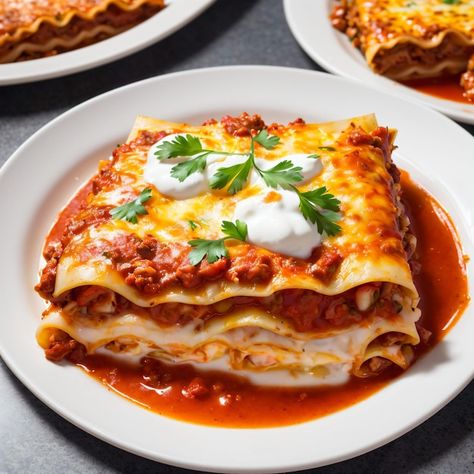 Lasagna Plating Presentation, Lasagna Pictures, Lasagna Presentation, Lasagna Plating, Lasagna Photography, Kids Dinner, Beef Lasagna, Meat Lasagna, Lasagna Pan