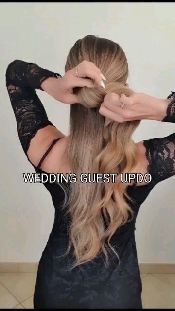 Women Easy Hairstyles, Wedding Guest Updo, Easy Wedding Guest Hairstyles, Formal Hairstyles For Short Hair, Heatless Hair, Wedding Bun Hairstyles, Long Hair Ponytail, Guest Hair, Beauty Vibes