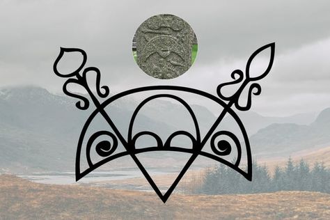 Cernunnos Symbol, Pict Symbols, Scottish Symbols And Meanings, Picts Scotland, Pictish Tattoo, Pictish Art, Pictish Symbols, Symbols That Represent Strength, Pictish Warrior