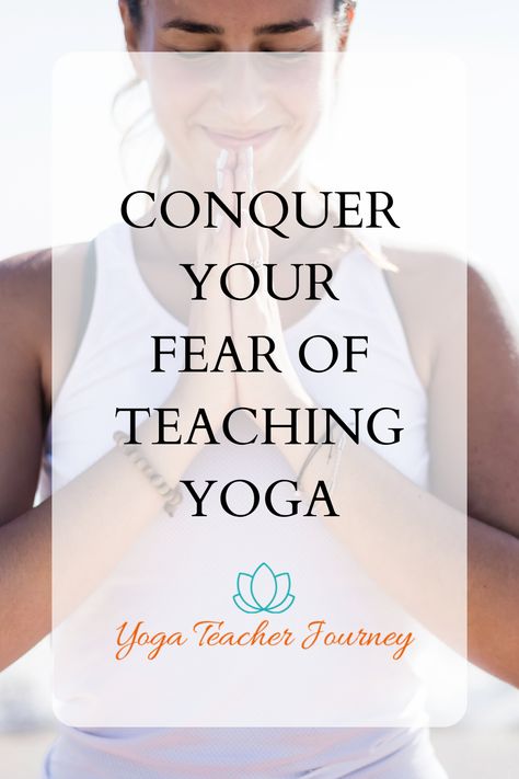 If there is any one thing holding you back from teaching yoga, it might be fear. Conquer your fear of teaching with these simple steps. Feedback For Yoga Teacher, Yoga Sequencing For Teachers, Yoga Teacher Certification, Exposure Therapy, Yoga Teacher Resources, Yoga Teacher Training Books, Yoga Business, Teaching Yoga, Psychology Today