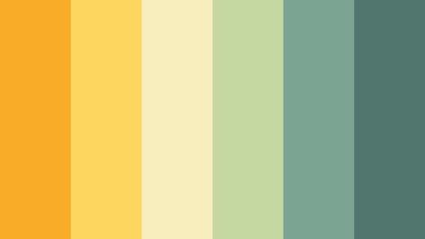 Yellow Mint Color Palette, Color Palette Green And Yellow, Yellow Pallete Color, Blue Green Yellow Color Palette, Sunshine Palette, Sunshine Color Palette, Green Yellow Color Palette, Morning Color Palette, Green And Yellow Color Palette