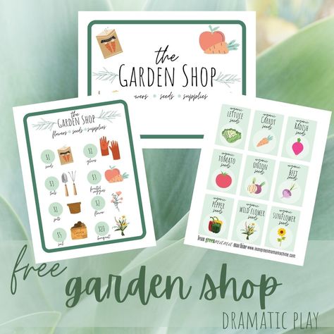 Garden Shop Dramatic Play Flower Shop Printables Free, Flower Shop Dramatic Play Preschool Free Printable, Garden Shop Dramatic Play, Flower Shop Pretend Play, Garden Dramatic Play Preschool, Spring Dramatic Play Preschool, Flower Shop Dramatic Play Preschool, Two Year Old Classroom Ideas, Garden Dramatic Play