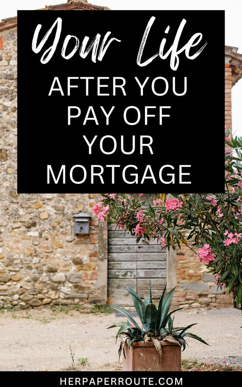 Your life after mortgage is paid off is something many people wonder about. Everyone thinks the American dream is to buy a home. But the actual dream is to own that home. No payments, no monthly bills to remind you that the bank still owns the residence. Sounds blissful. How does life change when you no longer owe money for your house? I’ll show you what having a paid-for home can do for your career, mental health, and finances. Paid Off House, House Paid Off, Pay Off Mortgage, How To Get Preapproved Mortgage, Paying Mortgage Off Early Tips, How To Pay Off Mortgage Early, Wealth Planning, Pay Off Your Mortgage Early, Owe Money