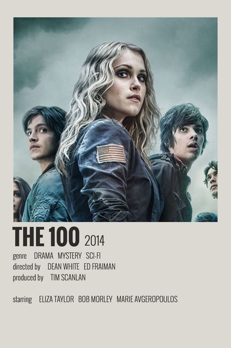 alternative minimalist polaroid poster made by @majaaplb (me) The 100 Poster, Alt Posters, Minimalist Polaroid Poster, Indie Movie Posters, Iconic Movie Posters, Movie Card, Music Poster Ideas, Film Posters Minimalist, Polaroid Poster