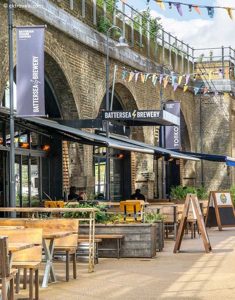 11 epic things to do in Battersea London (2022 guide) - CK Travels Marauders Band, Battersea London, Riverside Village, Band Au, London 2022, London England Travel, Underground Tube, London 2023, London Neighborhoods