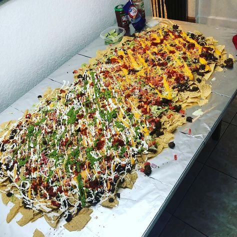 Mina on Instagram: “Nacho Table just because #nachotable” Nacho On Table, Nacho Table, Game Day Food, Grad Parties, Nachos, Just Because, Food And Drink, On Instagram, Instagram