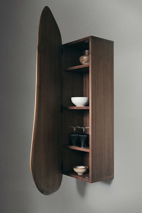 Shop Feve Wall Cabinet at Burke Decor today. Quick ship and free shipping available for select items in the US. International shipping available. Organic Shape Furniture, Artsy Room, Wall Mount Cabinet, Storing Jewelry, Organic Aesthetic, Decorative Cabinet, French Word, Textile Wall Art, Beautiful Storage