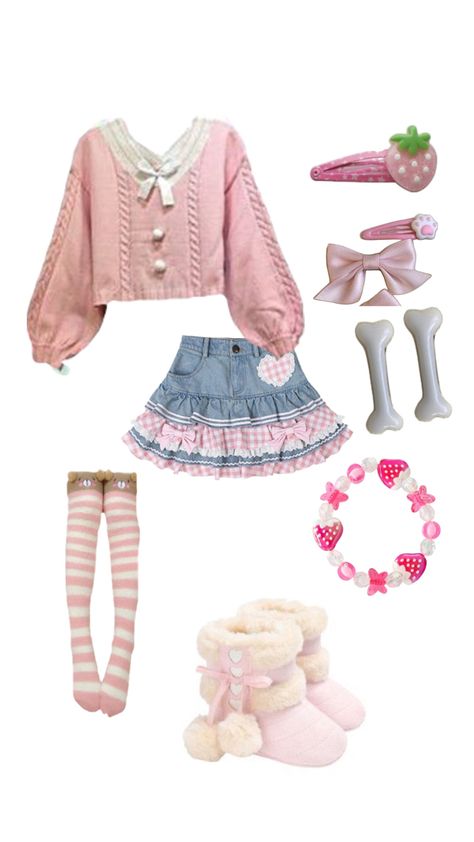 Sanrio Outfits, Cute Kawaii Outfits, Types Of Clothing Styles, Kawaii Outfit Ideas, Silly Clothes, Kawaii Fashion Outfits, Really Cute Outfits, Kawaii Clothes