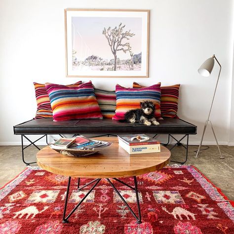 Garza Marfa on Instagram: “Working with Charlie in the studio.” Garza Marfa, Bedroom Styles, In The Studio, The Studio, Contemporary Rug, Classic Style, Coffee Table, Mid Century, Apartment