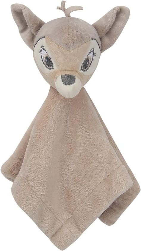 Amazon.com: Lambs & Ivy Disney Baby Bambi Deer/Fawn Security Blanket/Lovey - Taupe : Baby Deer Nursery Girl, Bambi Nursery, Fawn Nursery, Bambi Baby, Deer Nursery, Bambi And Thumper, Lambs & Ivy, Welcome Home Baby