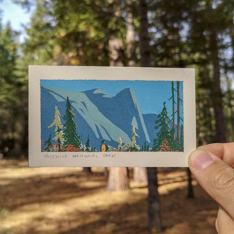 Easy Landscapes, Posca Drawing, Tom Haugomat, Posca Marker, Posca Art, Marker Drawing, Mountain Paintings, Amazing Art Painting, Marker Art