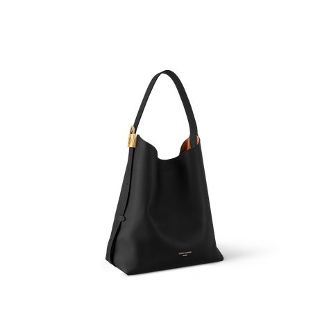 LOUIS VUITTON® - Low Key Hobo Mm - Black Louis Vuitton Gifts, Louis Vuitton Official Website, Handbags Louis Vuitton, Trunk Bag, Bag Display, Wallet Pouch, Louis Vuitton Official, Monogram Bag, Quiet Luxury