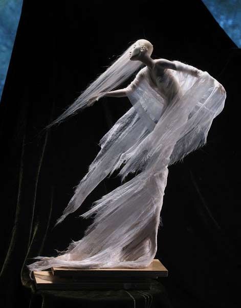 Snow Spirit by Yuki Onna Forest Rogers, Yuki Onna, Art Japonais, Artist Doll, Arte Fantasy, 판타지 아트, Stage Design, Art Sculpture, Sculptor