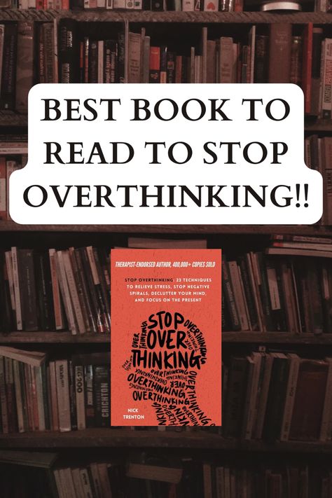 #books #mindfulness #personaldevelopement #overthinking #selfhelpbooks Best Book To Read, Focus On The Present, Stop Overthinking, Book To Read, Declutter Your Mind, Health Signs, Book Of The Month, Best Books To Read, Self Help Books