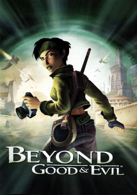 Beyond Good & Evil (2003) Evil Games, Beyond Good And Evil, Film Games, Ps2 Games, Video Games Playstation, Playstation 2, Good And Evil, I Am Game, Video Game Covers