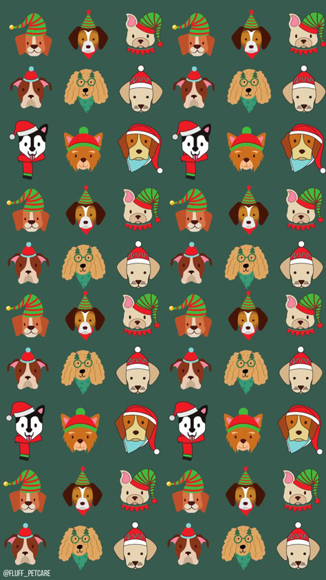 Fluff Pet Care inspired Free December Holiday Backgrounds for your Phone, festive and cheery background to use this season, Winter iPhone backgrounds, Dog lovers, Dog mom aesthetic, Dog dad aesthetic, dog owners, dog backgrounds, Christmas pups and dogs, free wallpapers, downloadable wallpapers, canva graphic, graphic design ideas, christmas graphics, christmas wallpapers, christmas vibes, holiday vibes, holiday aesthetics, cute dogs background, festive dog outfits, cute dogs, dog stickers Dog Fur Patterns, Cute Dog Phone Wallpaper, Cute Dogs Christmas, Phone Backgrounds Christmas Aesthetic, Christmas Dog Wallpaper Iphone, Cute Dog Backgrounds, Christmas Dog Aesthetic, Dog Screensaver, Dogs Iphone Wallpaper