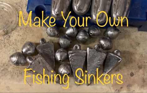 I use quite a few sinkers throughout the year. Every winter I make enough of all kinds to get me through. Lead sinkers can be the most expensive thing on the end of your line. Especially if you do a lot of surf fishing. Surf pyramid sinkers range from 1 to 10 ounces. I mostly use 3’s, 4’s, 6’s, and 8’s. Therefore that is the majority of what I make. A 8 ounce sinker is $5.89 from Cabelas! On a bad day I have thrown or broke off 4 eight ounce sinkers. That is an expensive day of fishing. I go Sinker Molds, Fishing Sinkers, Diy Fishing, Surf Fishing, Fishing Diy, Bad Day, Most Expensive, A Bad, Pyramid