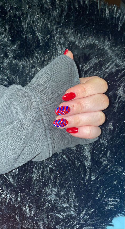 Zubaz Nails, Buffalo Bills Nail Ideas, Buffalo Bills Nails Design, Nail Designs Football, Bills Nails, Buffalo Bills Nails, Nfl Nails, Football Nail Designs, Boss Nails