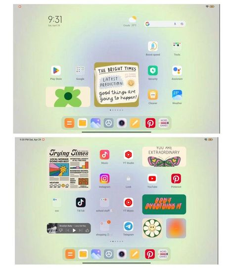 Tablet home screen aesthetic layout pinkaesth Xiaomi Tab 5, Xiaomi Pad 6 Homescreen Ideas, Xiaomi Pad 5 Wallpaper Aesthetic, Pad Wallpaper Aesthetic, Xiaomi Pad 6 Wallpaper, Xiaomi Pad 6 Aesthetic, Xiaomi Pad 5 Aesthetic, Home Screen Aesthetic Layout, Tablet Layouts