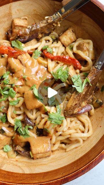 Pan Tofu, Almond Butter Sauce, Butter Noodles, Spicy Almonds, Thai Peanut Sauce, Thai Peanut, Tea Ideas, Buttered Noodles, Favorite Recipes Dinner