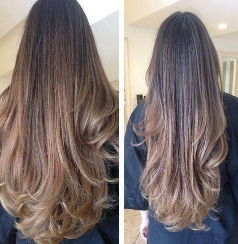 Pretty Brown Hair With Blonde Balayage, Pastel Hair, Lace Hair, Beautiful Long Hair, Blonde Balayage, Great Hair, Ombre Hair, Blonde Highlights, Gorgeous Hair