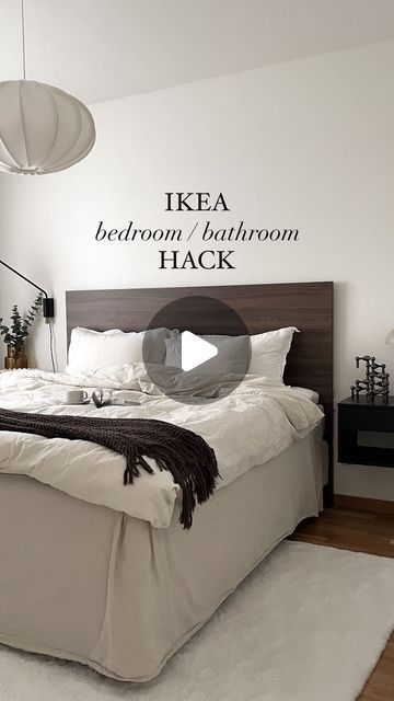 DIY - IKEA Hack on Instagram: "@elinsdesign_ cleverly transformed two VIKHAMMER bedside tables into a stylish bathroom bench. By combining the tables with angle brackets, TJILLEVIPS jute baskets, a 40x95 cm wood shelf, and a touch of wood stain, she created a chic and practical piece. What do you guys think?   For more ideas and inspiration, be sure to check out Elin’s page @elinsdesign_  . . #ikeahack #ikea #ikeahome #ikeaideas #ikealover #interiordesign #diy #HomeDecor #diyideas #diyproject #home #HomeDIY #InteriorDesign #bedroom #bathroom" Ikea Bedroom Inspiration, Bedside Table Ideas Diy, Ikea Vikhammer, Ikea Bedside Table, Bedside Table Ikea, Ikea Hack Bedroom, Bathroom Bench, Jute Baskets, Bedside Shelf