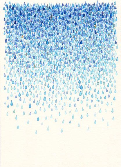 심플한 그림, Blue Inspiration, No Rain No Flowers, 수채화 그림, Water Art, Trendy Flowers, Art And Illustration, Illustration Inspiration, Flower Illustration