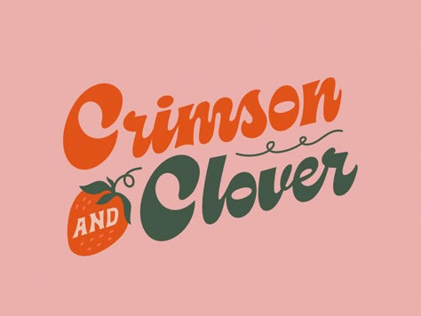 Crimson And Clover, Font Inspiration, Lettering Inspiration, Branding Inspo, Learning Design, Graphic Design Inspo, Lettering Typography, Graphic Design Projects, Typography Letters