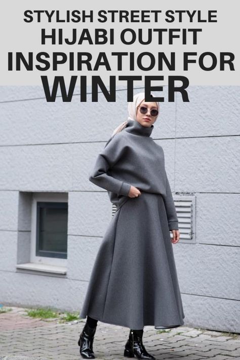 Hijabi Outfit Inspiration, Hijabi Winter, Hijabi Winter Outfits, Winter Hijab, Stylish Street Style, Hijabi Outfit, Muslimah Outfit, Fashion Modest, Hijab Trends